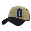 Wholesale Jute Baseball Hats Structured - Decky 230 - Black