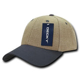 Wholesale Jute Baseball Hats Structured - Decky 230 - Dark Grey