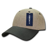 Wholesale Bulk Light Jute Baseball Caps Structured - Decky 232 - Olive