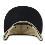 Decky 2000 - Lightweight Jute Snapback Hat, 6 Panel Flat Bill Cap - Picture 8 of 8