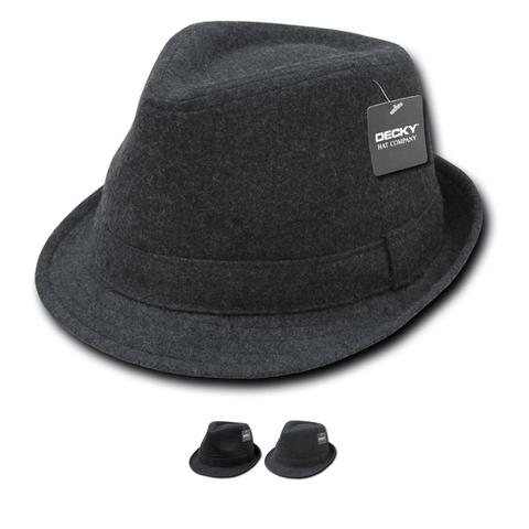 Decky 555 - Melton Wool Fedora Hat, Lunada Bay 555