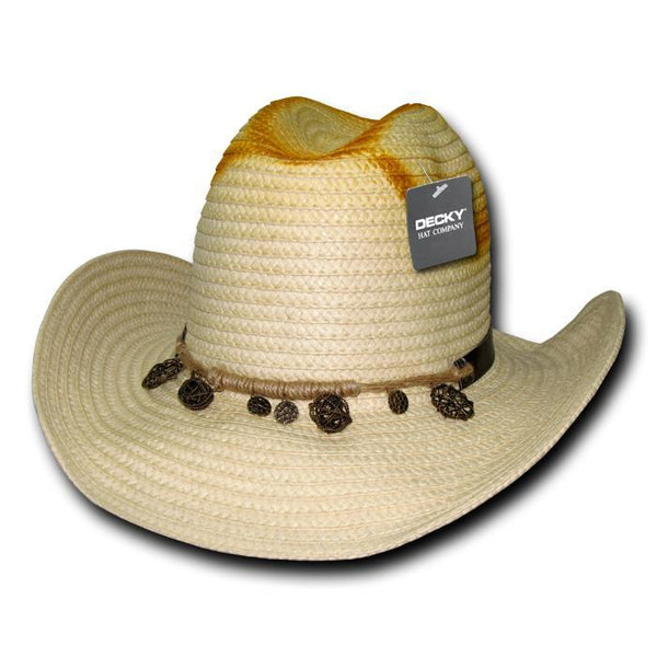 Wholesale Bulk Paper Braid Cowboy Hat - 524