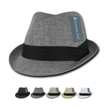 Wholesale Bulk Paper Mesh Fedora Hat - 558