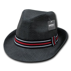 Paper Straw Fedora Hat - 530 - 