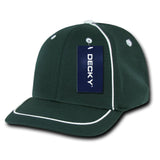 Wholesale Bulk Performance Mesh Piped Caps - Decky 762 - Hunter Green