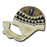 Wholesale Bulk Peruvian Knit Beanies - Decky 632 - Vanilla