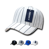 Wholesale Bulk Pin Stripe Baseball Hats Adjustable - Decky 208