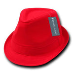 Poly Woven Fedora Hats - 553