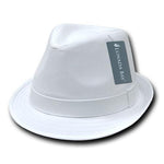 Poly Woven Fedora Hats - 553