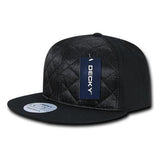 Wholesale Bulk Quilted Snapback Hat - Decky 357