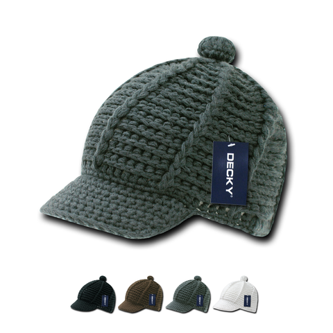 Decy 624 - Reggae Cap, Knit Beanie Hat