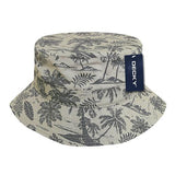 Wholesale Bulk Tropical Bucket Hat - Decky 461