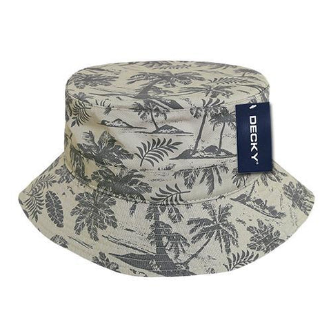 Decky 461 - Relaxed Tropical Bucket Hat