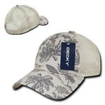 Decky 1143 - Tropical Trucker Cap with Mesh Back