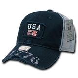 Wholesale Bulk USA America Baseball Caps - A01 - Navy1