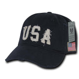 Wholesale Bulk USA America Baseball Caps - A01 - Navy2