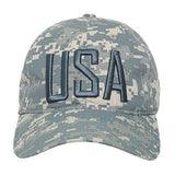 Wholesale Bulk USA America Ripstop Relaxed Hats - S731 - ACU Camo