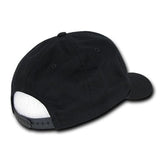 Wholesale Bulk USA American Flag Golf Hat - A09 - Black