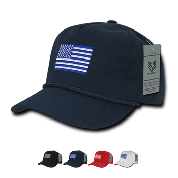 USA America Flag Golf Hats - A09