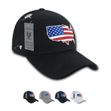 Wholesale Bulk USA Flag Map Hat, The Globe - A04