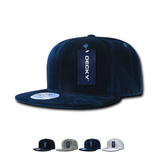 Wholesale Bulk Velvet Flat Bill Snapback Hats - Decky 1097