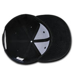 Decky 1071 Vinyl Brim Snapback Hat, 6 Panel Vinyl Snapback Cap - CASE Pricing