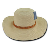 Wholesale Bulk Women's Paper Braid Straw Hat, Style L - L003