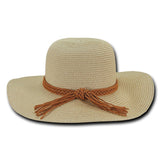 Wholesale Bulk Women's Paper Braid Straw Hat, Style L - L003