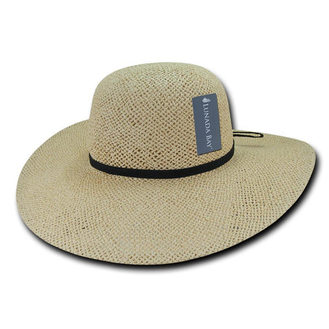 Women's Paper Braid Straw Hat, Style LM - L004