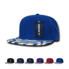 Wholesale Bulk Zebra/Tiger 2-Tone Snapback Flat Bill Hats - Decky 1062