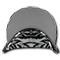 Wholesale Bulk Zebra/Tiger Snapback Flat Bill Hats - Decky 1060 - Black